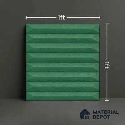 Faux Subway  Tile TL 07241 B Crayon 1002 1 ft x 1 ft Ceramic Glossy Finish - 9 mm  | 2 mm Spacer is Mandatory | Please Expect a Slight Variation of Pattern (Sample)